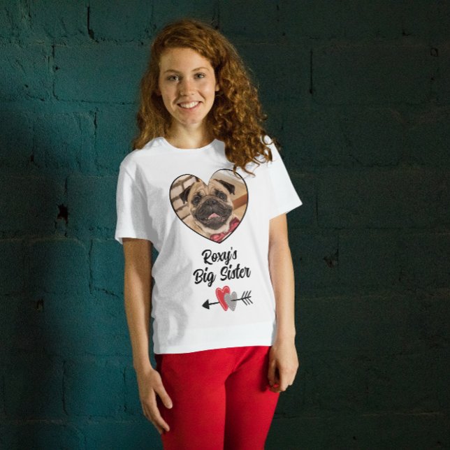 Storasysteranpassat hund-foto t shirt (Skapare uppladdad)