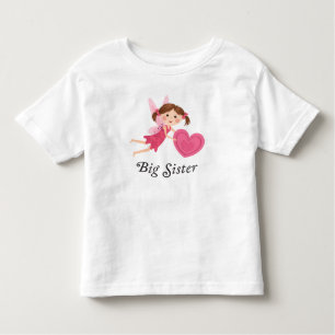 Storasysterfe med kärlekhjärtat-skjortan t shirt