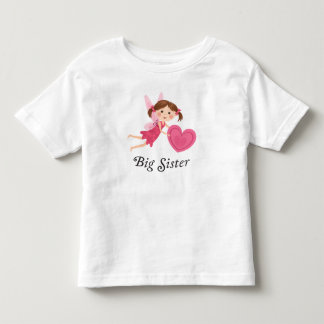 Storasysterfe med kärlekhjärtat-skjortan t shirt