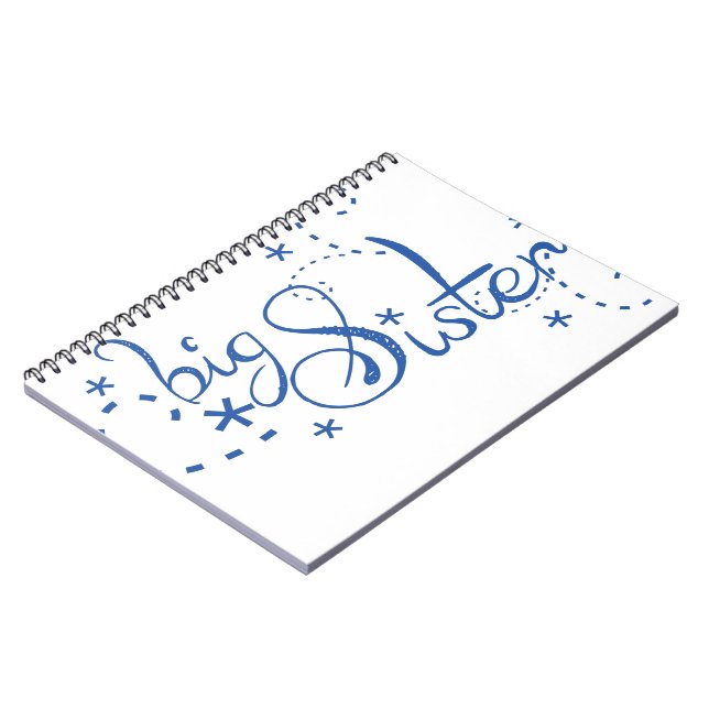 Storasystern virvlar runt design anteckningsbok (Vänstra Sidan)