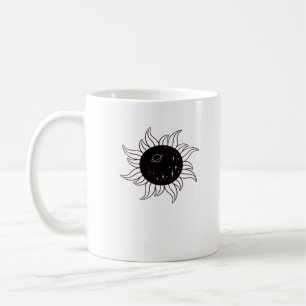 Storberg och solnedgång i Sol Kaffemugg