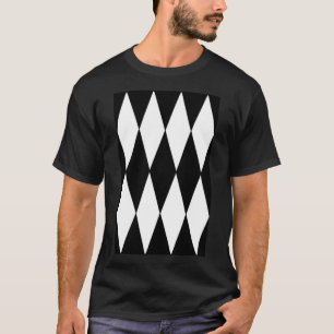 STORBLACK OCH VITHARLEQUIN-DIAMOND-ARGYLE T SHIRT