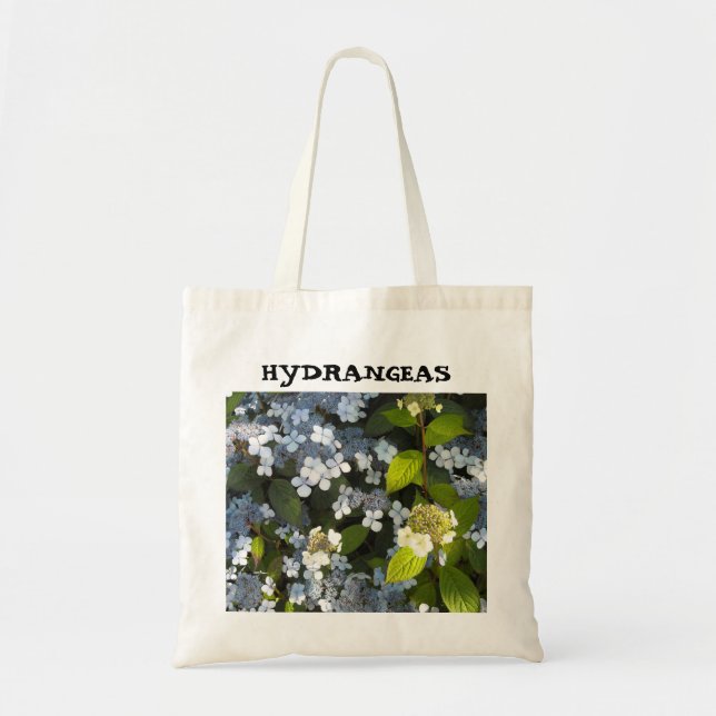Storblommiga Hydrangeor Tygkasse (Framsidan)