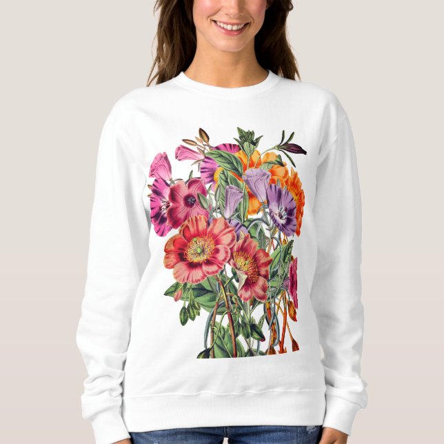 StorBouquet av Meadow-blommor T Shirt (Framsida)