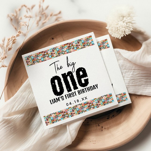 STORBRITANNIEN 1:a födelsedag Pappersservett (Skapare uppladdad)