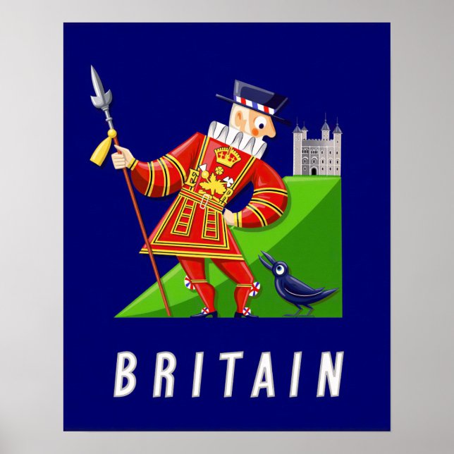 Storbritannien affisch (Framsidan)