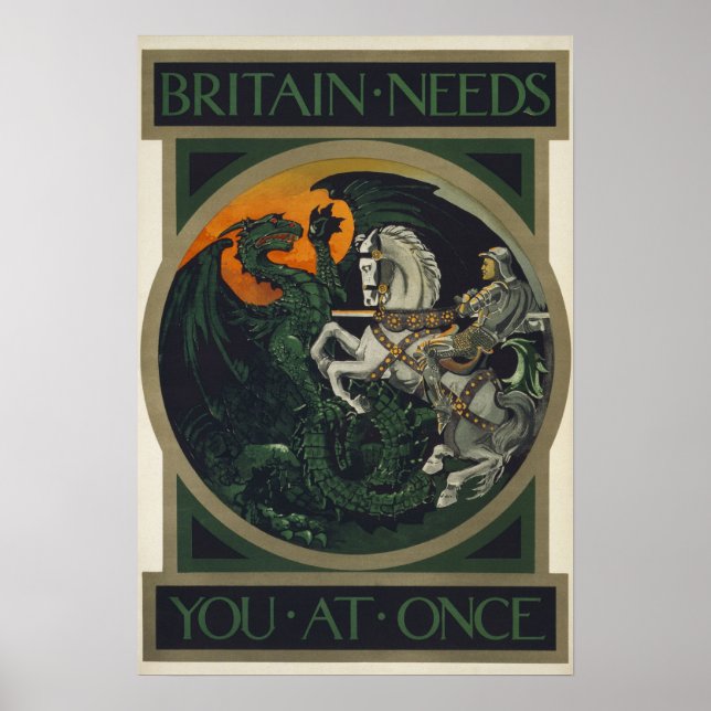 Storbritannien behöver dig vid Gången Poster (Framsidan)
