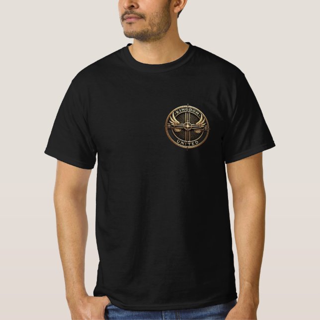 Storbritannien - Black T-Shirt (Framsida)