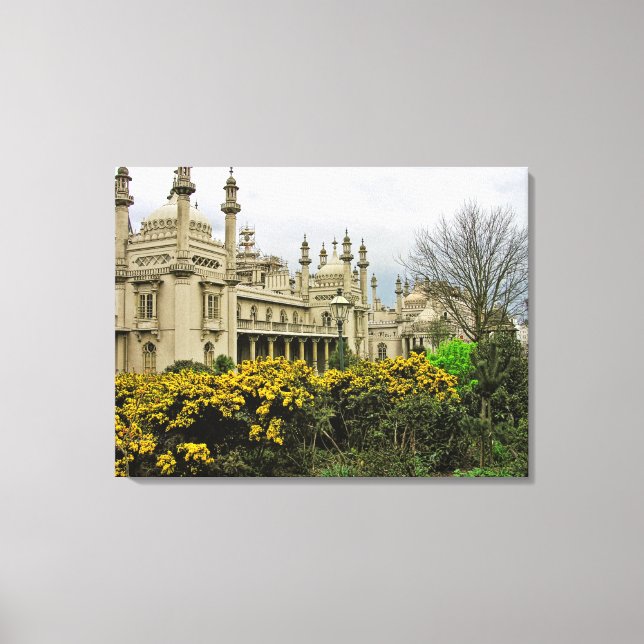 (Storbritannien) Brighton Pavillion Ducyklad Canva Canvastryck (Framsida)