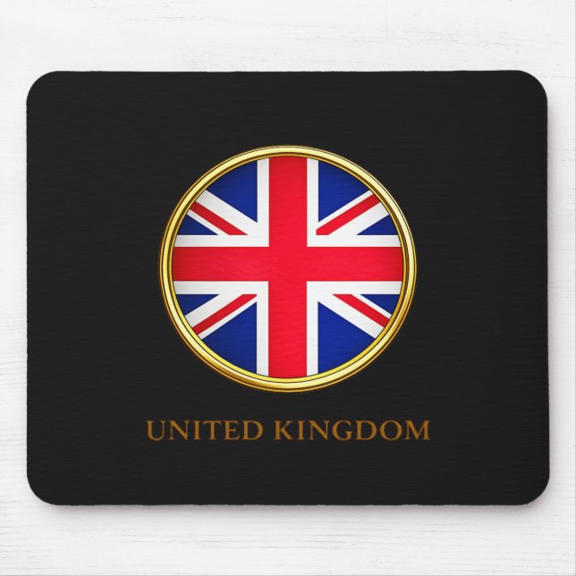 Storbritannien - brittisk flagga musmatta (Framsidan)