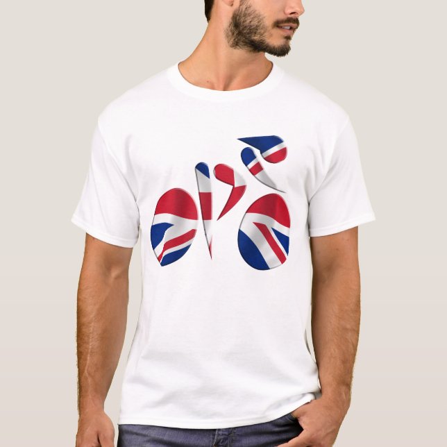 Storbritannien - cykla för GB T-shirt (Framsida)