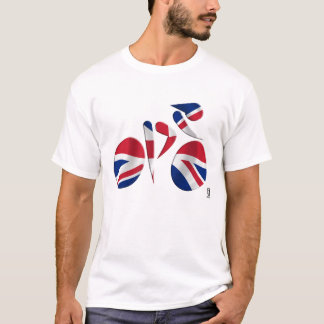Storbritannien - cykla för GB Tee Shirt