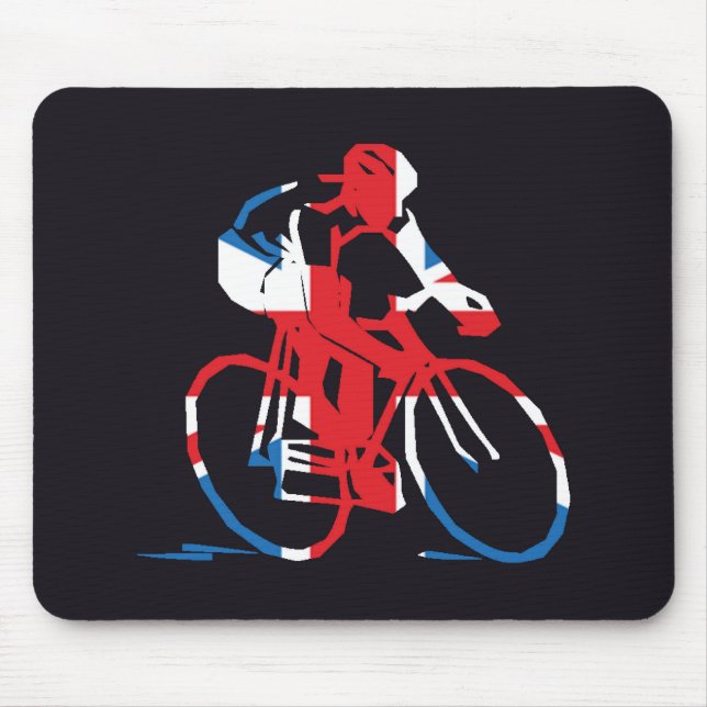 Storbritannien cykling musmatta (Framsidan)