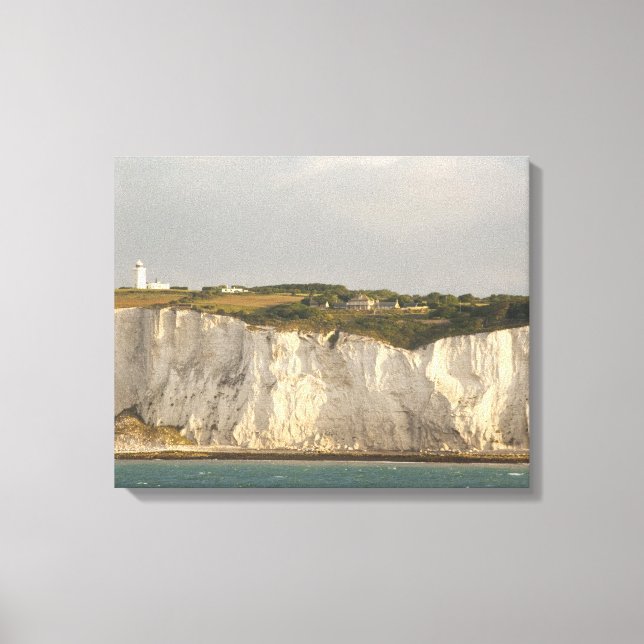 Storbritannien, Dover. De berömda vita klipporna Canvastryck (Framsida)