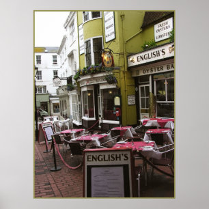 (Storbritannien) Engelsk restaurang Print Poster