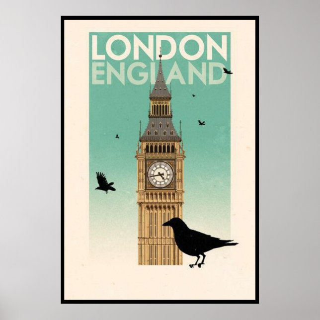 Storbritannien. England, London Poster (Framsidan)