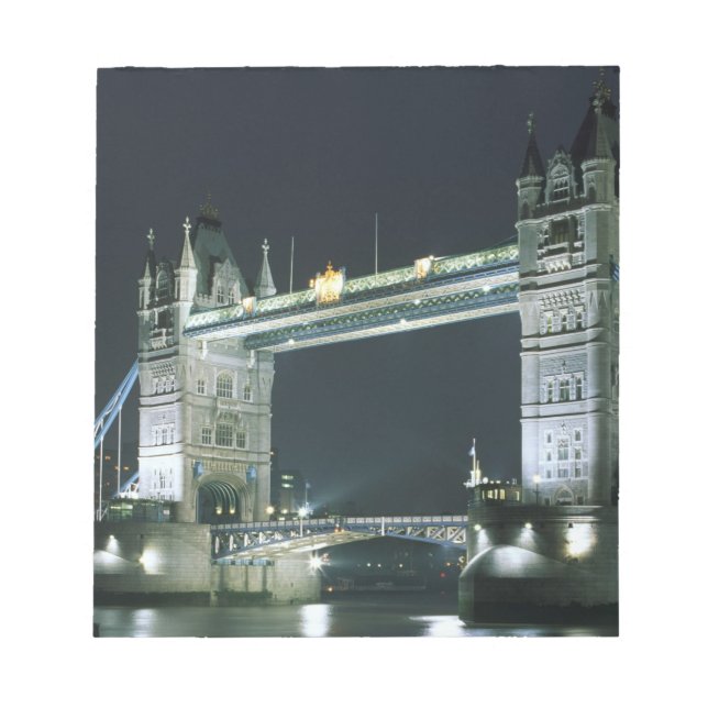 Storbritannien, England, London, Tower Bridge. Anteckningsblock (Framsida)