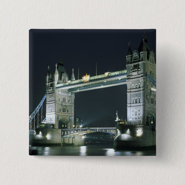 Storbritannien, England, London, Tower Bridge. Knapp (Framsida)