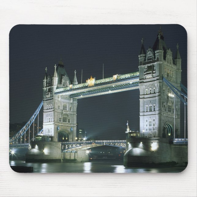 Storbritannien, England, London, Tower Bridge. Musmatta (Framsidan)