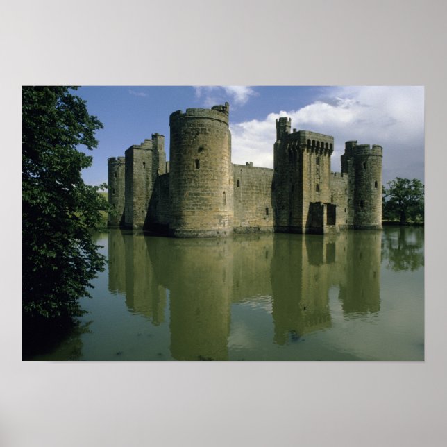Storbritannien, England, Sussex, Bodiam Poster (Framsidan)