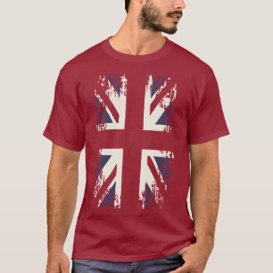 Storbritannien "facklig jack" (UK-flagga). Tee Shirt