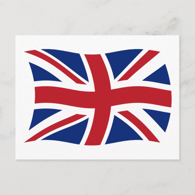 Storbritannien Flagga Postkort Vykort (Framsida)