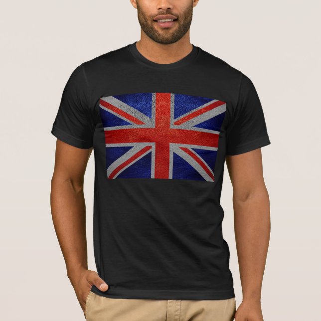 Storbritannien Flagga Vintage T-shirt (Framsida)