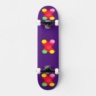 STORBRITANNIEN KONST-DOTER SPOTS GLEAMING ON DEEP MINI SKATEBOARD BRÄDA 18,5 CM