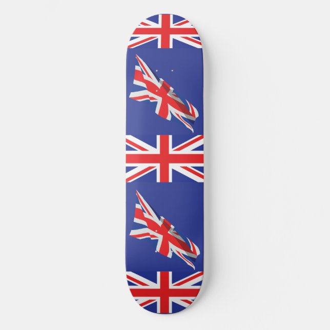 Storbritannien Mini Skateboard Bräda 18,5 Cm (Framsida)