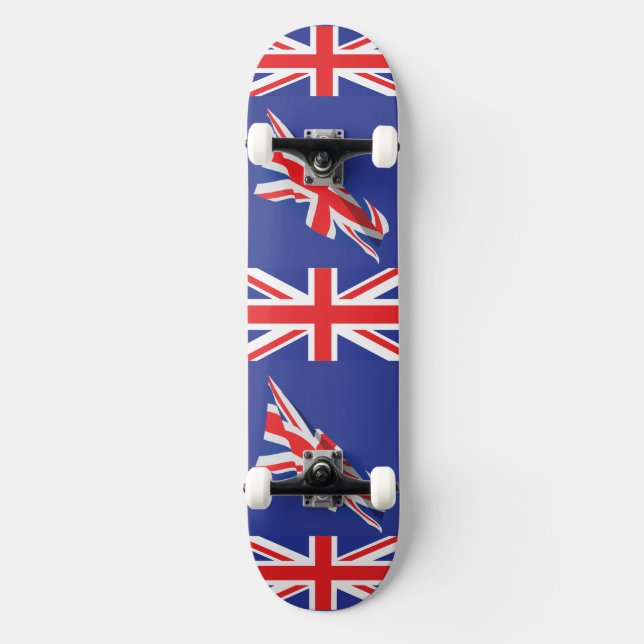 Storbritannien Mini Skateboard Bräda 18,5 Cm (Framsida)