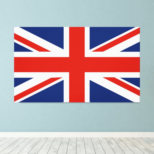 Storbritannien och Nordirland Canvastryck (Insitu (trägolv))