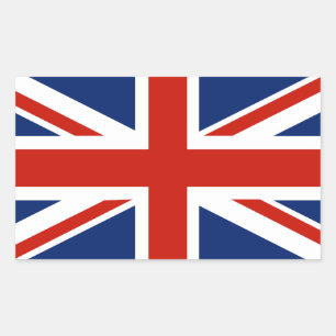 Storbritannien och Nordirland Rektangulärt Klistermärke