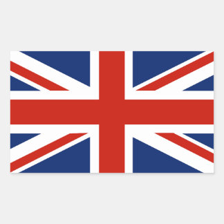 Storbritannien och Nordirland Rektangulärt Klistermärke