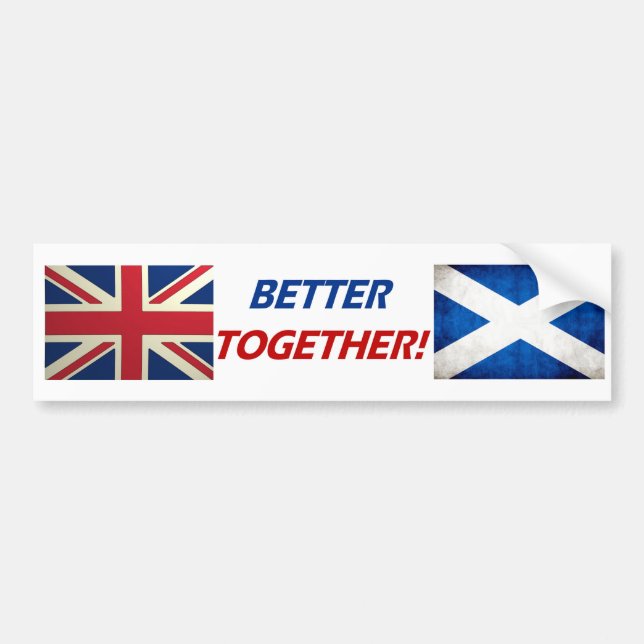 Storbritannien OK! Bättre Tillsammans Bildekal (Framsidan)