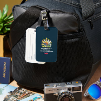 Storbritannien pass telefonfodral bagagebricka