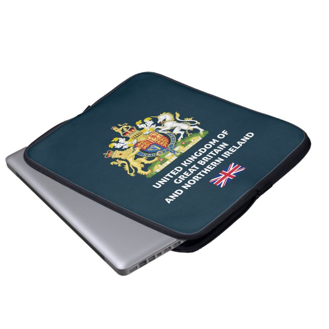 Storbritannien pass telefonfodral laptop fodral (Framre botten)