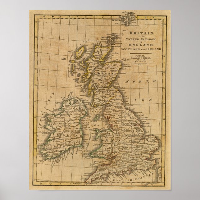 Storbritannien Poster (Framsidan)