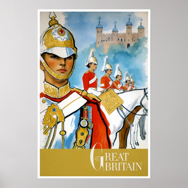 Storbritannien resaffisch  poster (Framsidan)