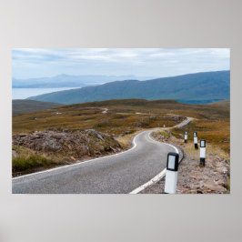 Storbritannien, Skottland - Enspårig väg Poster