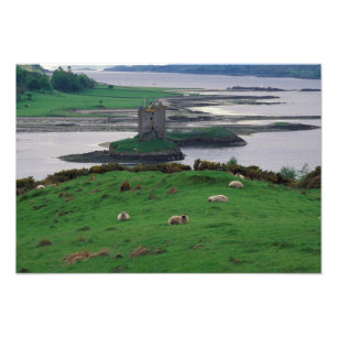 Storbritannien, Skottland, Isle of Skye, gammal Fototryck