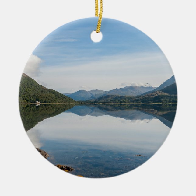 Storbritannien, Skottland - Loch Creran Julgransprydnad Keramik (Framsidan)