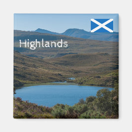 Storbritannien, Skottland - Typiskt höglandskap Magnet