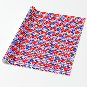 Storbritannien Storbritannien Flagga Gåva Presentpapper