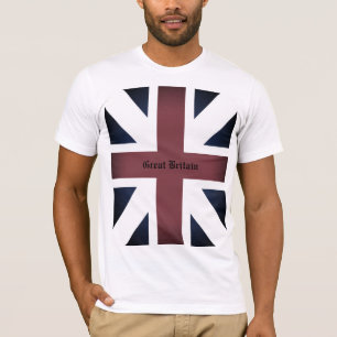 Storbritannien T-tröja - 1707 flagga (dimma Tee