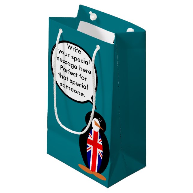 Storbritannien Talande Ms. Pingvin (Framsidan Vinklad)