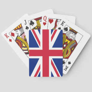 Storbritannien Union Jack Flagga för brittiska kol Casinokort