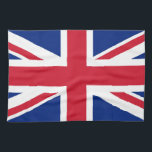 Storbritannien Union Jack Flagga för brittiska kol Kökshandduk<br><div class="desc">Union Jack, en väv av historiska trådar, fladdrar stolt, en symbol för en nation som formats i enighet. Dess berättelse börjar 1606, då kung Jakob VI av Skottland besteg den engelska tronen som kung Jakob I. För att hedra unionen mellan dessa två kungariken, beställde han en ny flagga, som kombinerade...</div>