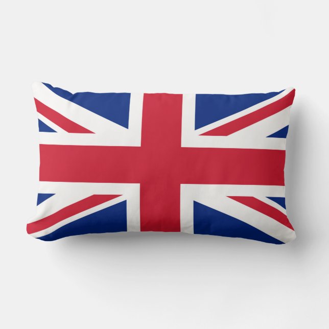 Storbritannien Union Jack Flagga för brittiska kol Lumbarkudde (Framsida)