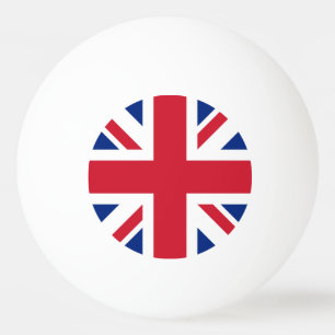Storbritannien Union Jack Flagga för brittiska kol Pingisboll