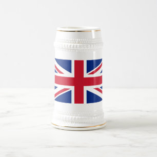 Storbritannien Union Jack Flagga för brittiska kol Sejdel